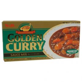 S&B Medium Hot Golden Curry Sauce Mix – 7.8 OZ