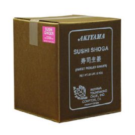 Akiyama Pickle Ginger: Sushi Shoga Pink (Box)