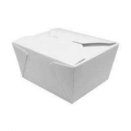 Karat 30oz Fold-To-Go Box #1 (White)