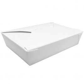 Karat 54oz Fold-To-Go Box #2 (White)
