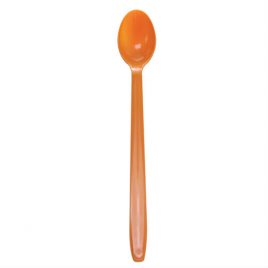 Karat 8″ PP Soda Spoon – Orange