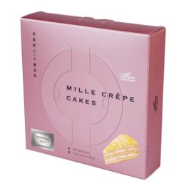 Touched Mille Crepe Cake: Strawberry